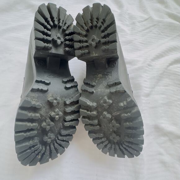 Vintage Lower East Side Brown Chunky Platform Loafers – Size 5.5 – Faux Leather - Picture 7 of 11